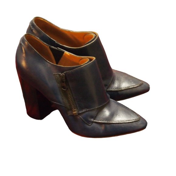 3.1 Phillip Lim Shoes - 3.1 Phillip Lim Black Pointed Toe Ankle Booties Size 9 / 39 GUC
